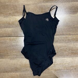 Miami Youth Ballet Black Leotard with built in bra